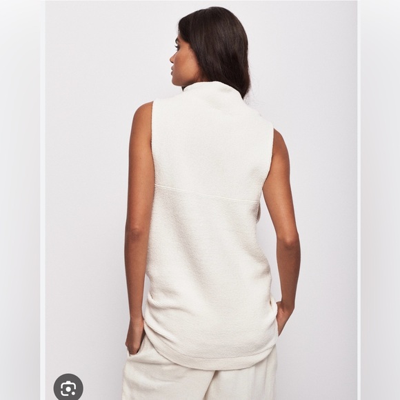 Free people Isla Ottoman Tunic, white, size xs - Picture 3 of 6